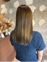 ソワ 四日市(soie)&nbsp;ブリーチ無しダブルカラー オリーブベージュ