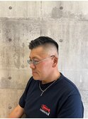 爽やか短髪ビジネスメンズショート七三アップバンク【五反野】