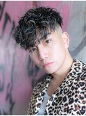 バーバー　ツイストパーマ/ツイスパ/ビジネス/フェードカット