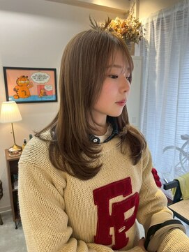 ルックアット(Look at) 【Look at】ミディアムレイヤーカット似合わせカット着物ヘア