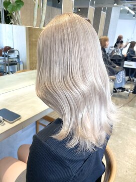 サンクプロジェクト(cinq PROJECT) 原宿韓国顔まわりホワイトベージュホワイトミルクティー