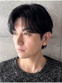 シャドウパーマ メンズ 30代 ビジネスヘア
