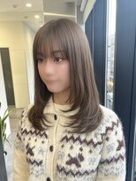 ゴウトゥデイシェアサロン 町田店(GO TODAY SHAiRE SALON)&nbsp;グレージュカラー×ミディアムレイヤー【町田】