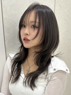 アイトーキョーエス 渋谷(AI TOKYO S) 着物ヘア/大人ガーリー/ダークアッシュ/似合わせカット/渋谷