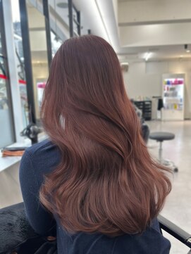 アルドーレフィエロ シンサイバシ(Ardore fiero shinsaibashi) ブリーチなしダブルカラー☆チェリーレッド　20代30代40代