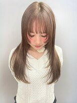 イロウ 天神大名店(IROW)&nbsp;ハイトーン　ベージュカラー　ケアブリーチ　ダブルカラー　天神