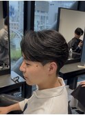 MEN'S HAIR/ショートセンターパート