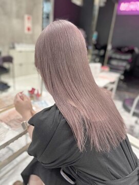 ワンズクロエ 原宿店(ONE's Chloe) イメチェンピンクベージュアンブレラカラー前髪