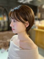 ノラ ヘアーサロン(NORA HAIR SALON)&nbsp;【ERI】マロンブラウンカラー大人可愛い小顔似合わせショート