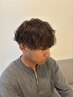 【再現性up】カット+パーマ 選べるスタイリング剤付き ¥19600→¥15500