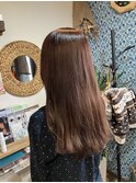 お白髪活かしぼかしケアカラー＋髪質改善トリートメント