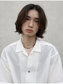 men's/メンズミディアム/リバースセンターパート/新宿
