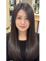 ヘアアトリエ ナイン(hair atelier nine)&nbsp;ハッシュカット/グレージュ/ツートンカラー/福島市