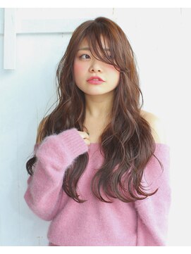 クレーデヘアーズ 相田店(Crede hair's) #うざバングゆるふわロング