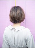 カジュアルショートボブ