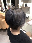 ショートボブ/白髪ぼかし◎30代40代50代60代