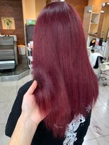 ブレス 小阪店(brace)&nbsp;ピンクレッドで褪色を長く☆