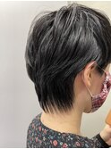 パーマ束感ショート☆
