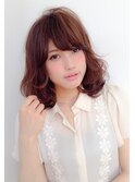 Sungoose カーキグレージュ大人かわいいフェザーバング