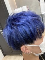 アール ヘアーアンドメイク Nouveau厚木店(R Hair&Make) アクセントブルー