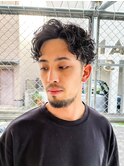 七三オールバックコンマヘア