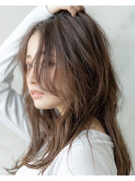 オースティン 登戸向ケ丘遊園(AUSTIN) 大人かわいい前髪セシルカットココアブラウンフリンジウェーブ