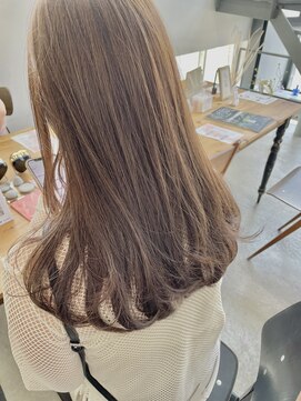 ヘアー アイス 御器所本店(HAIR ICI) 大人可愛い大人美人ふんわりカール小顔カットショコラカラー