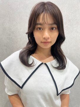 エジョン 三鷹店(Aejon) #バレイヤージュ#グレージュカラー#ボブウルフ#ココアベージュ