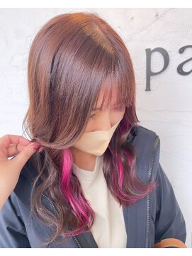 プティパ(Petit pas) ビビットぴんくイヤリングカラー