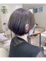 アイ(I.)&nbsp;【 Ｉ. 】30代からのナチュラル前下がりショートボブ　川口