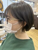 ジャストヘア ラポール 北久里浜店(just hair RAPPOR) 【根岸真奈美】伸ばしかけ/ミニボブ/耳掛けボブ