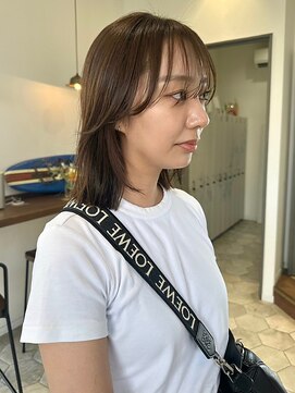 ファルファラ(farfara) 【farfara】透明感ココアブラウン（問屋町テラス）大島結衣