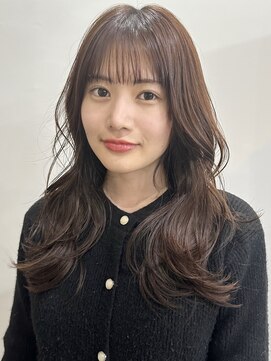 サクラ オモテサンドウ(SAKURA) ぱっつん前髪×トレンドレイヤーカット 韓国風 ワンホンレイヤー