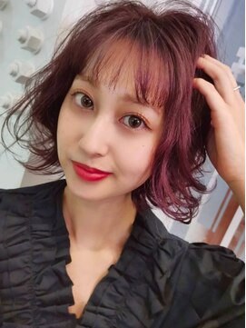 パーク(PARK.umeda) 【大人可愛い】ピンクベージュのナチュラルウェーブ