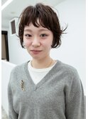 ボブヘア前髪レイヤーボブタッセルボブ