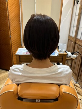 ルシードスタイル グローバルディー 稲毛店(LUCIDO STYLE GLOBAL.D) 丸みショート20代30代40代髪質改善オージュア白髪染め稲毛駅