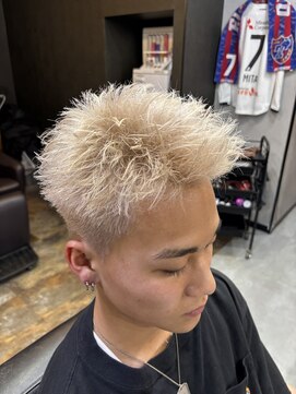 メンズ ラピス(Men's Lapis) スパイキーショート/ホワイトカラー