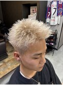 スパイキーショート/ホワイトカラー