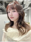 韓国ヘア/くびれヘア/レイヤーカット/縮毛矯正/顔まわりカット