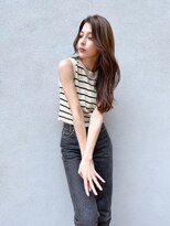 ビームズヘア 藤が丘店(Bee Ms HAIR)&nbsp;ゆるふわロングベージュカラーブリーチしない透明感カラー