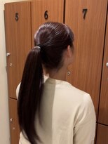 美容室 アイディー i-dee&nbsp;暖色カシスラベンダーカラー