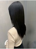髪質改善トリートメント ストレート 艶髪 レイヤーカット 20代