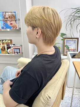 オーセンヘア(AUTHEN.HAIR) ハイトーン　ミルキーベージュ