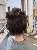 新規お得クーポンあり【見附　今町】ハーフアップスタイル
