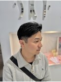 かき上げアップバングショート