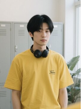 エイチ メンズ(H) ニュアンスパーマスペインカールメンズパーマスキンフェード