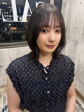ヘアーサロン 6(hair salon) 伸ばしかけ跳ねやすい襟足を伸ばし易い様に丁寧にカット