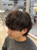 フィフス(fifth)&nbsp;原宿緩めシャドウパーマラウンドマッシュウルフカット刈り上げ