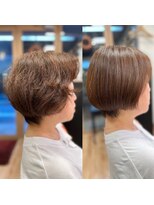 クレス 新宿御苑前(cresc)&nbsp;艶々ストレート♪ 40代50代60代白髪ぼかし白髪染め