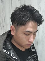 ヨシザワインク バンダイ(YOSHIZAWA Inc. BANDAI)&nbsp;新発田万代理容バーバーフェードアイロンパーマ濡れパン色気渋い